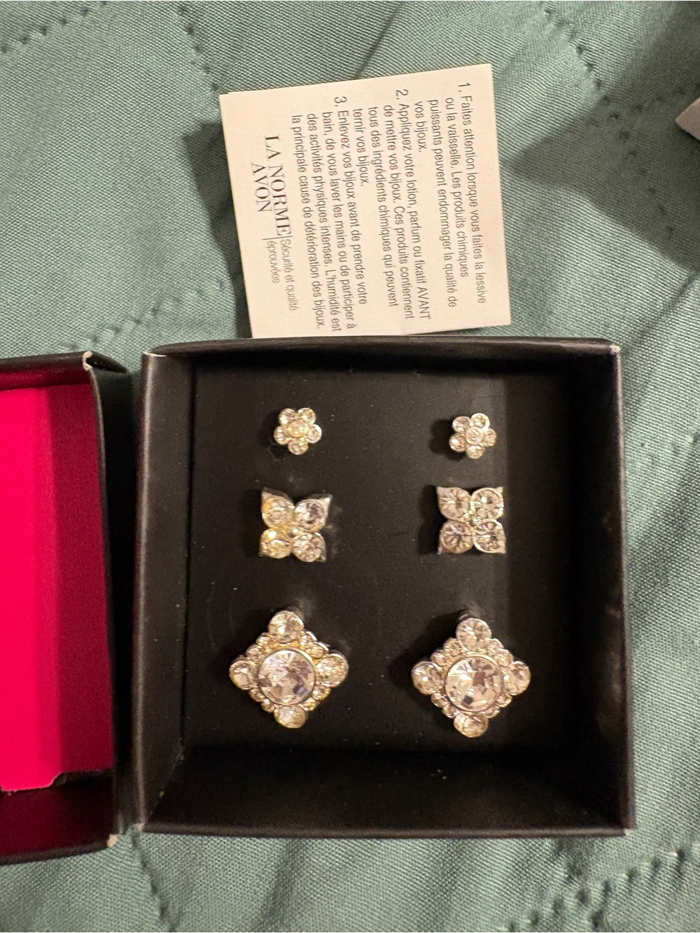 NWOT Avon earrings x 3